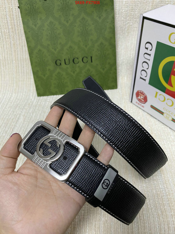 Belts-Gucci aaaaa+ replica ID: PX7908 $: 69USD