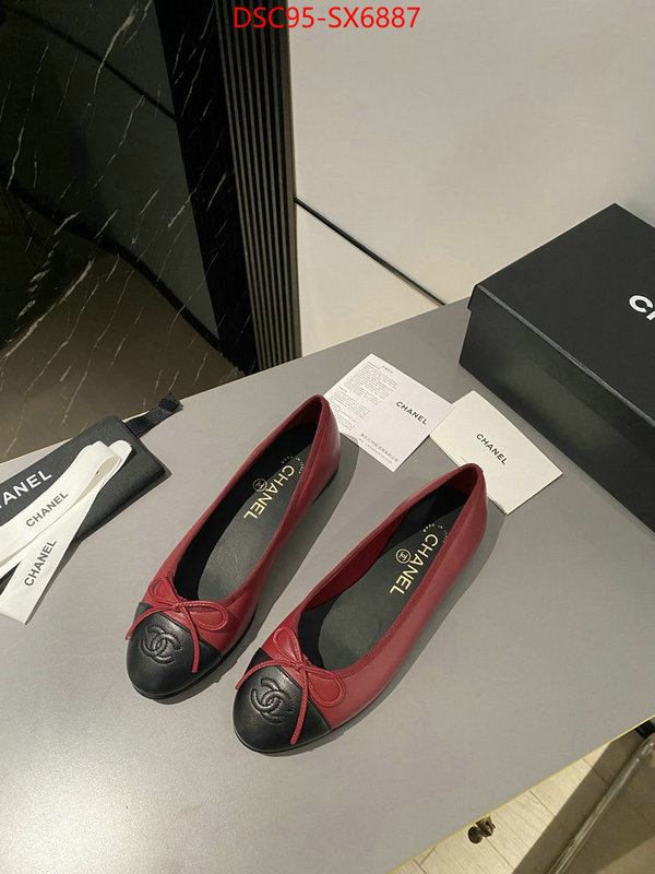 Women Shoes-Chanel how to find designer replica ID: SX6887 $: 95USD