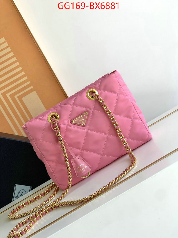 Prada Bags (TOP)-Handbag- quality replica ID: BX6881 $: 169USD,