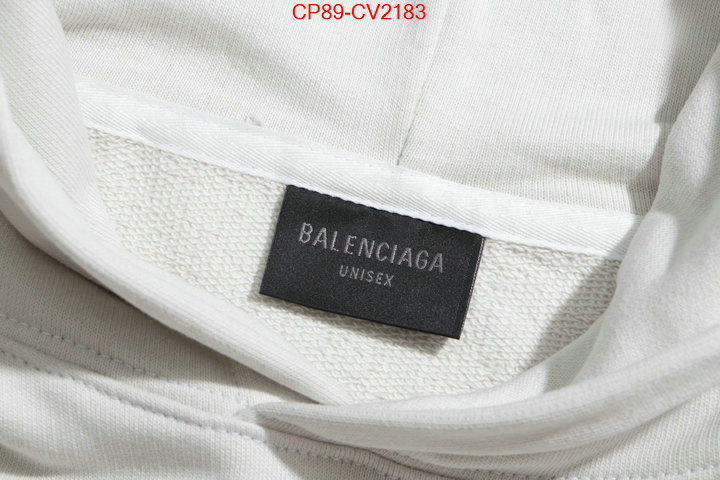 Clothing-Balenciaga buy 2024 replica ID: CV2183 $: 89USD