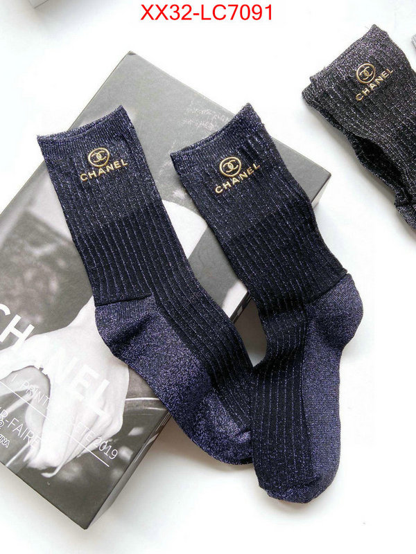 Sock-Chanel exclusive cheap ID: LC7091 $: 32USD