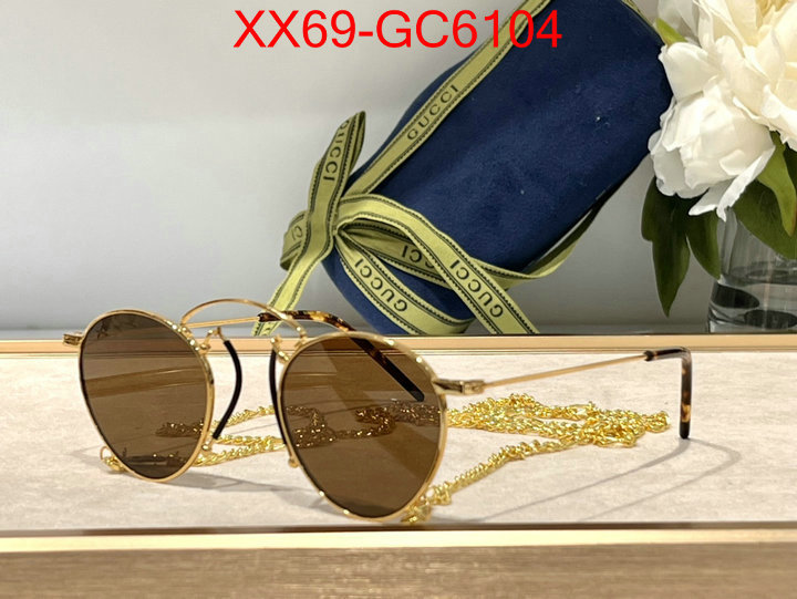 Glasses-Gucci the highest quality fake ID: GC6104 $: 69USD