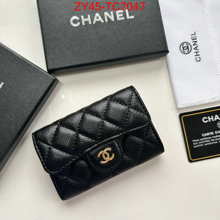 Chanel Bags(4A)-Wallet- perfect quality ID: TC7047 $: 45USD,