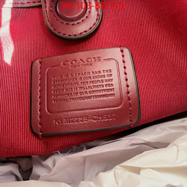 Coach Bags(4A)-Crossbody- brand designer replica ID: BE7213 $: 105USD,