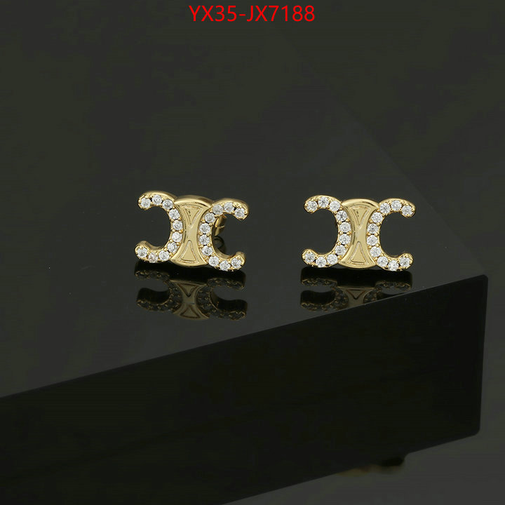 Jewelry-CELINE best quality fake ID: JX7188 $: 35USD