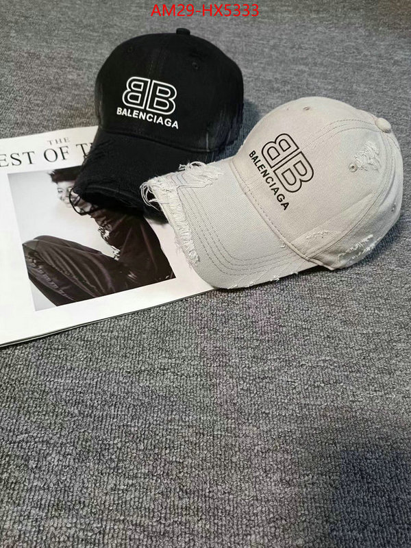 Cap(Hat)-Balenciaga replica ID: HX5333 $: 29USD