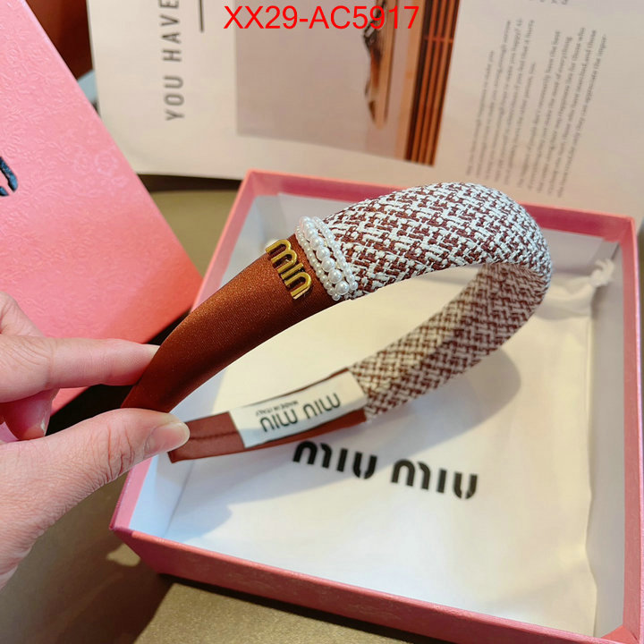 Hair band-MIU MIU can you buy replica ID: AC5917 $: 29USD