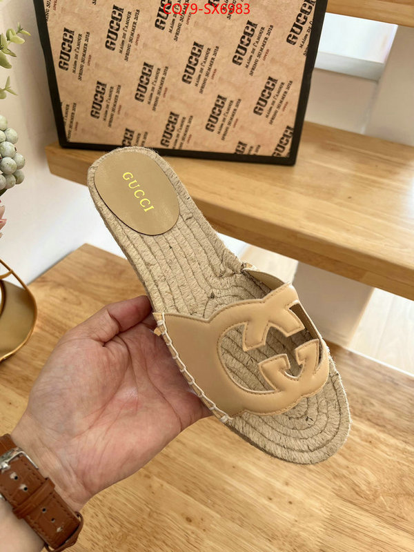 Women Shoes-Gucci best quality fake ID: SX6983 $: 79USD