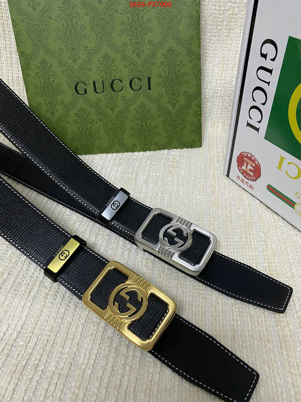 Belts-Gucci aaaaa+ replica ID: PX7908 $: 69USD