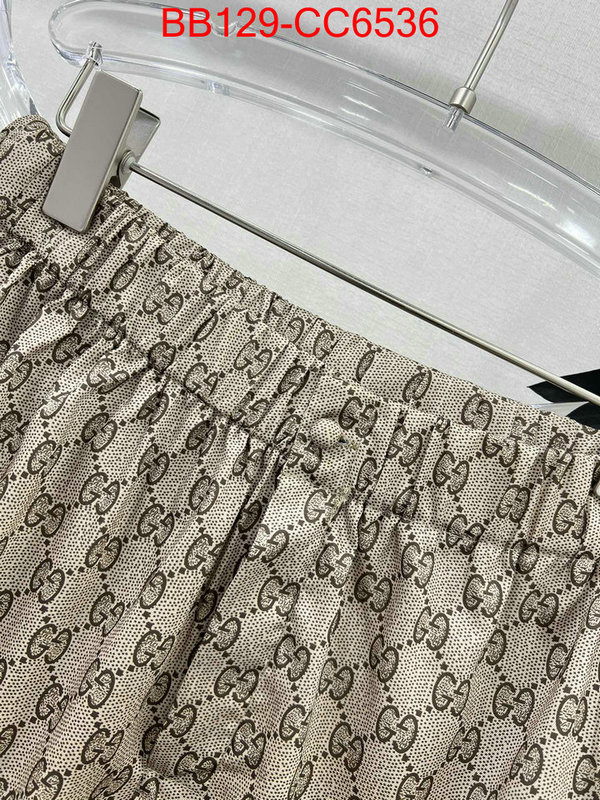 Clothing-Gucci highest product quality ID: CC6536 $: 129USD