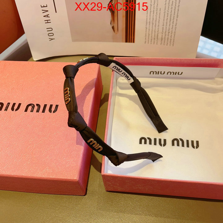 Hair band-MIU MIU replica designer ID: AC5915 $: 29USD