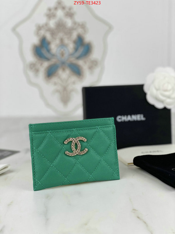 Chanel Bags(4A)-Wallet- fake high quality ID: TE3423 $: 59USD,