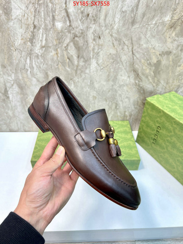 Men Shoes-Gucci luxury fashion replica designers ID: SX7558 $: 185USD