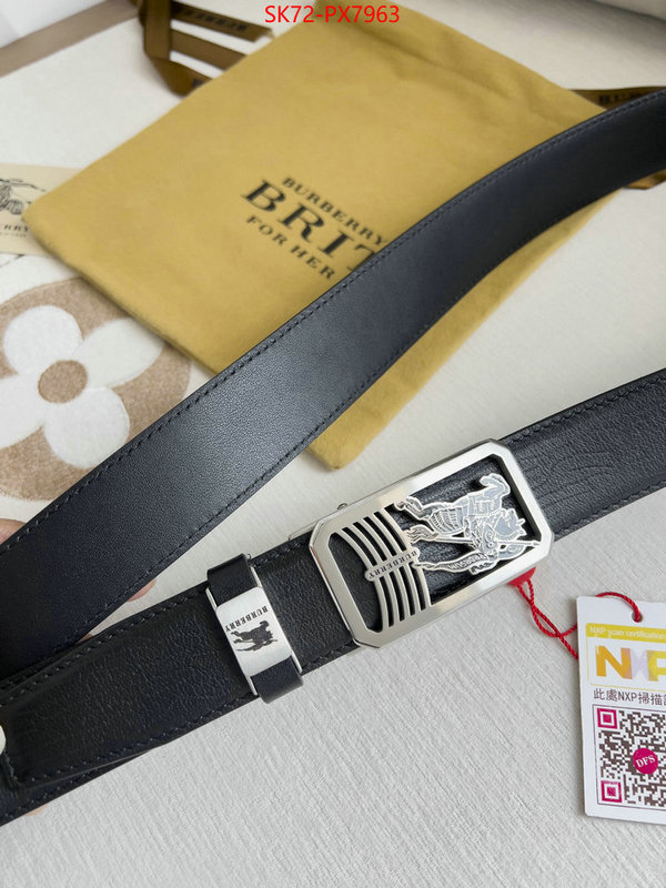 Belts-Burberry high quality replica ID: PX7963 $: 72USD