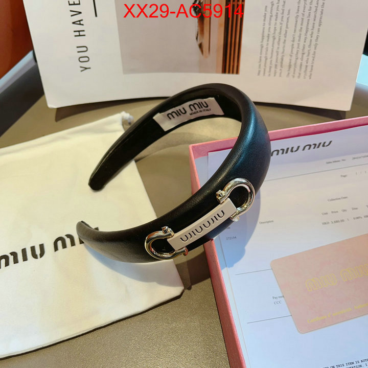 Hair band-MIU MIU 2024 luxury replicas ID: AC5914 $: 29USD