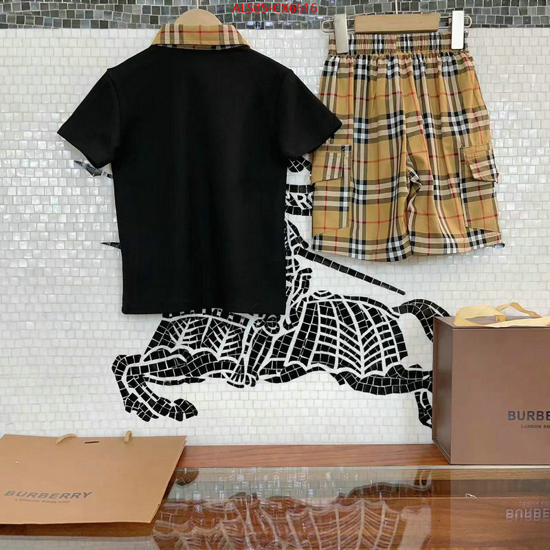 Kids clothing-Burberry luxury cheap ID: CX6616 $: 85USD