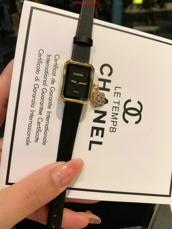 Watch(4A)-Chanel can i buy replica ID: WX8033 $: 99USD