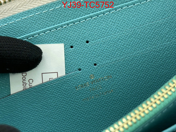 LV Bags(4A)-Wallet 7 star quality designer replica ID: TC5752 $: 39USD,