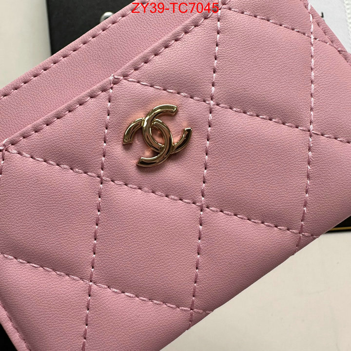 Chanel Bags(4A)-Wallet- top quality replica ID: TC7045 $: 39USD,