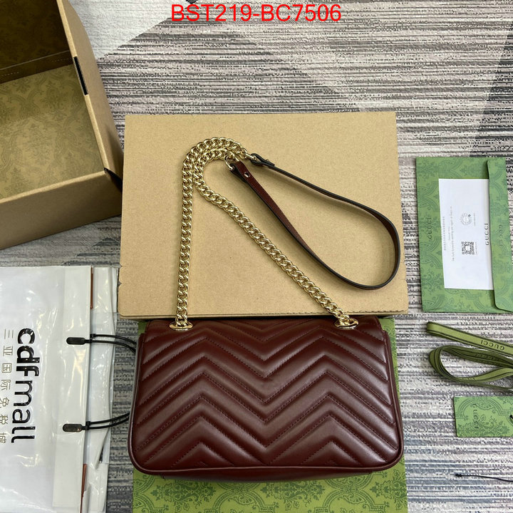 Gucci Bags(TOP)-Marmont 1:1 ID: BC7506 $: 219USD,