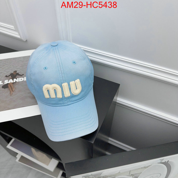 Cap(Hat)-Miu Miu aaaaa quality replica ID: HC5438 $: 29USD