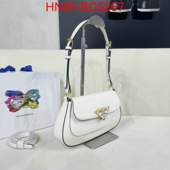 Prada Bags (4A)-Handbag- perfect quality designer replica ID: BC6267 $: 85USD,