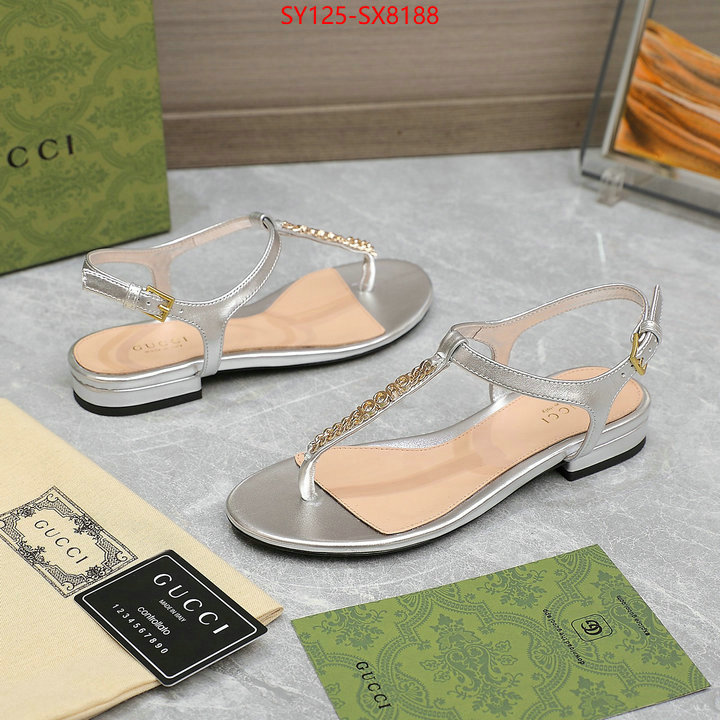 Women Shoes-Gucci outlet 1:1 replica ID: SX8188 $: 125USD