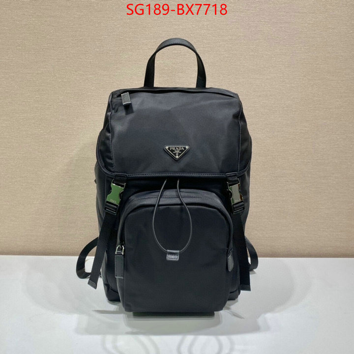 Prada Bags (TOP)-Backpack- shop ID: BX7718 $: 189USD,
