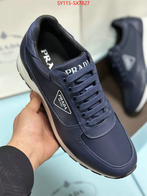 Men shoes-Prada luxury cheap ID: SX7827 $: 115USD