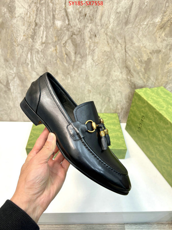 Men Shoes-Gucci luxury fashion replica designers ID: SX7558 $: 185USD