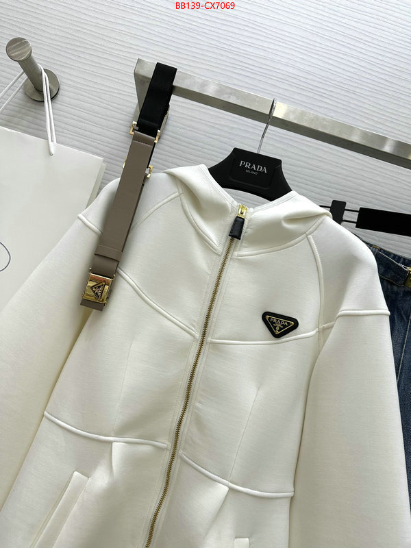 Clothing-Prada shop the best high authentic quality replica ID: CX7069 $: 139USD