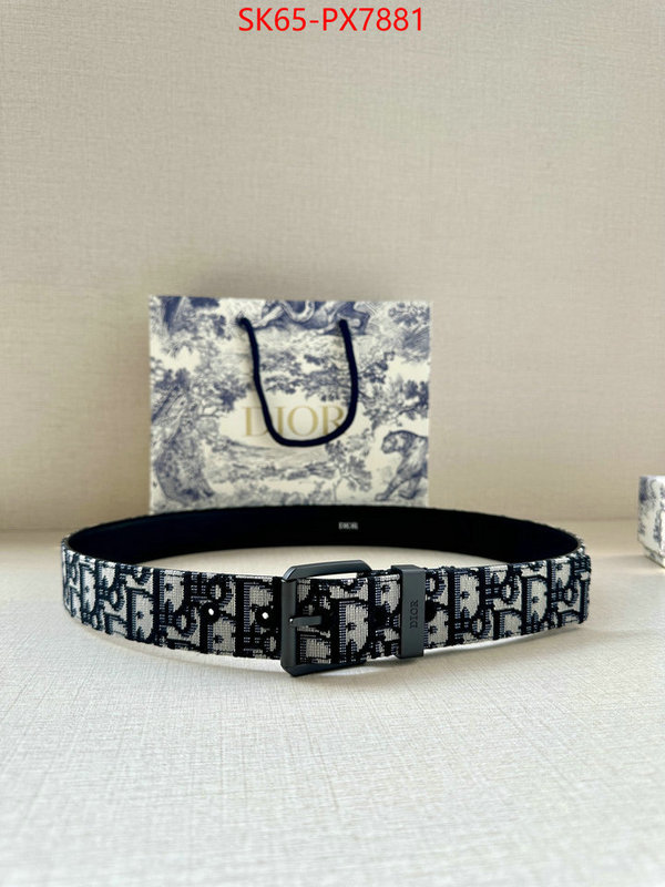 Belts-Dior online shop ID: PX7881 $: 65USD