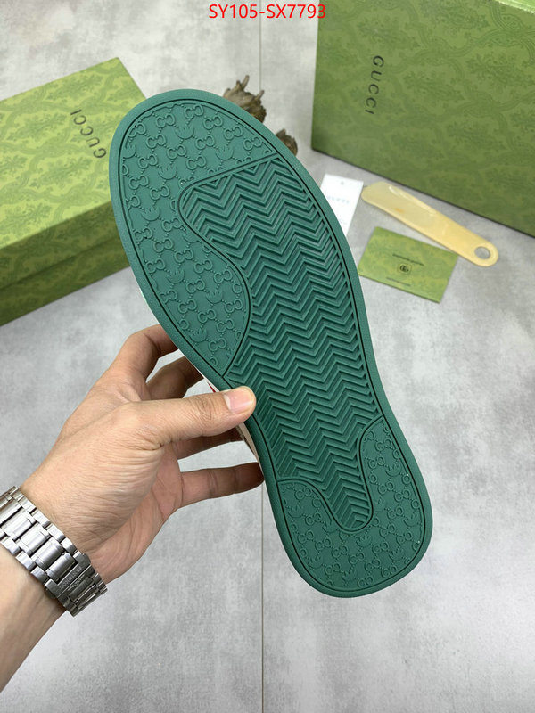 Men Shoes-Gucci 2024 replica wholesale cheap sales online ID: SX7793 $: 105USD
