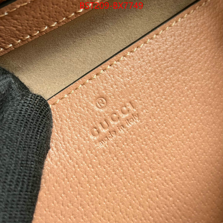 Gucci Bags(TOP)-Handbag- luxury fashion replica designers ID: BX7749 $: 209USD,