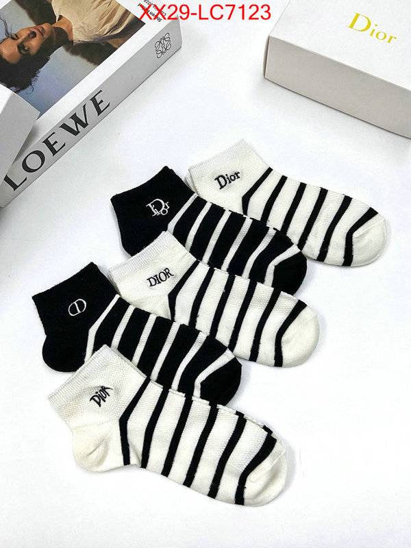 Sock-Dior outlet sale store ID: LC7123 $: 29USD