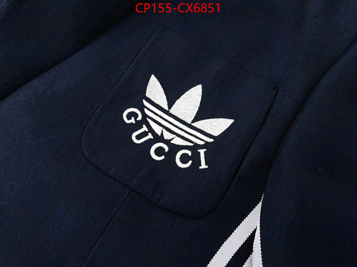 Clothing-Gucci best luxury replica ID: CX6851 $: 155USD