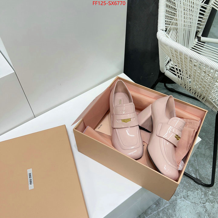 Women Shoes-Miu Miu sell high quality ID: SX6770 $: 125USD