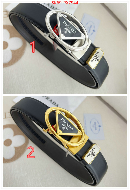 Belts-Prada best quality replica ID: PX7944 $: 69USD