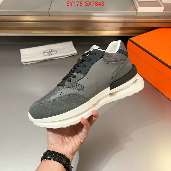 Men Shoes-Hermes highest product quality ID: SX7843 $: 175USD