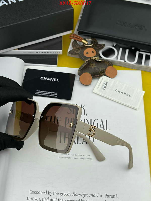 Glasses-Chanel aaaaa quality replica ID: GX8617 $: 42USD