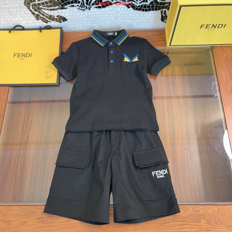 Kids clothing-Fendi fake high quality ID: CX6655 $: 85USD