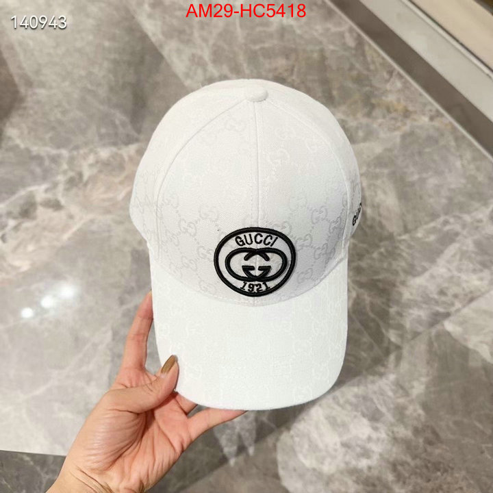 Cap(Hat)-Gucci top perfect fake ID: HC5418 $: 29USD