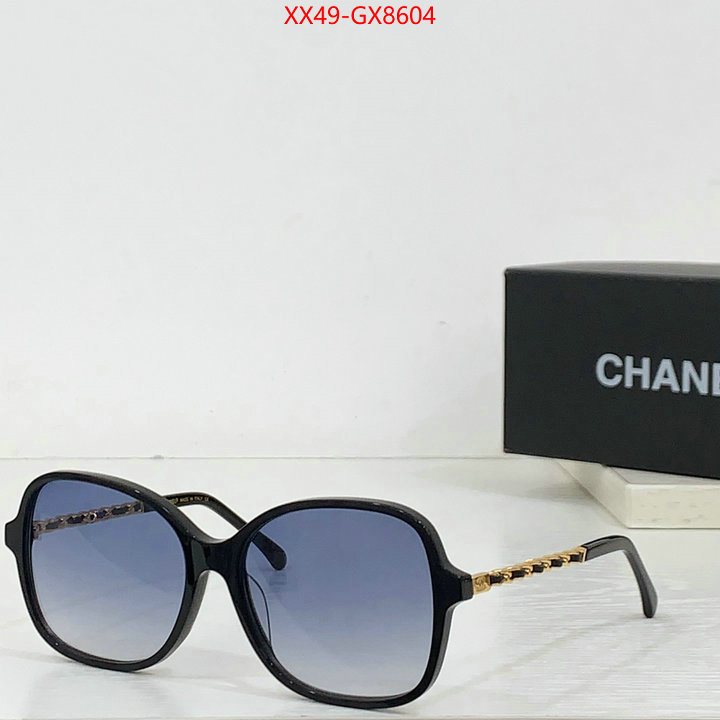 Glasses-Chanel brand designer replica ID: GX8604 $: 49USD