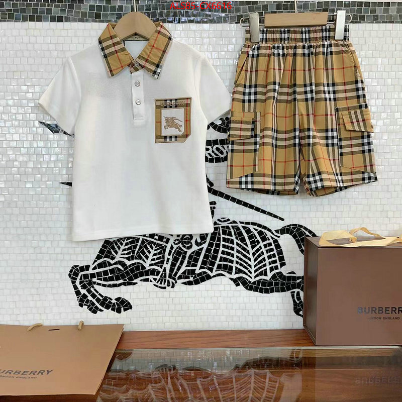 Kids clothing-Burberry luxury cheap ID: CX6616 $: 85USD