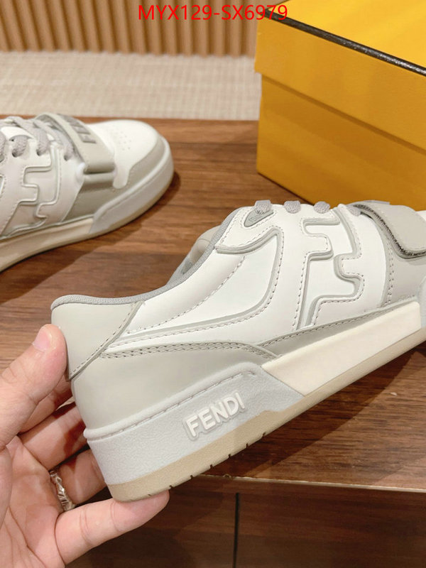 Men Shoes-Fendi 1:1 replica ID: SX6979 $: 129USD