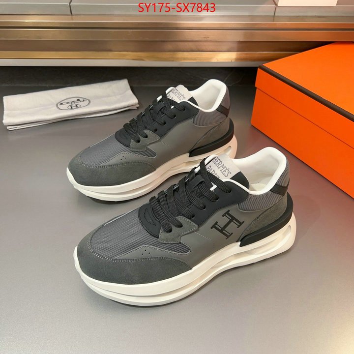 Men Shoes-Hermes highest product quality ID: SX7843 $: 175USD