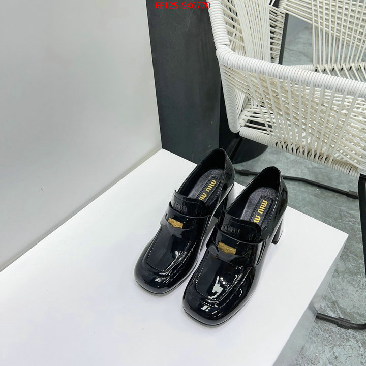 Women Shoes-Miu Miu sell high quality ID: SX6770 $: 125USD