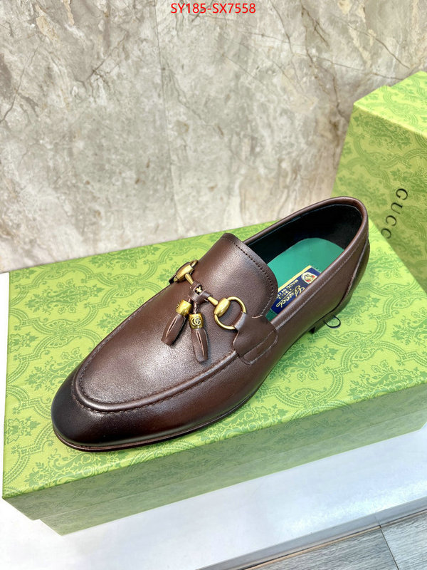 Men Shoes-Gucci luxury fashion replica designers ID: SX7558 $: 185USD