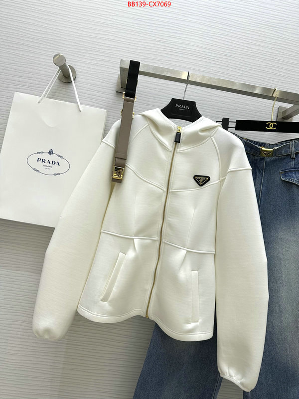 Clothing-Prada shop the best high authentic quality replica ID: CX7069 $: 139USD