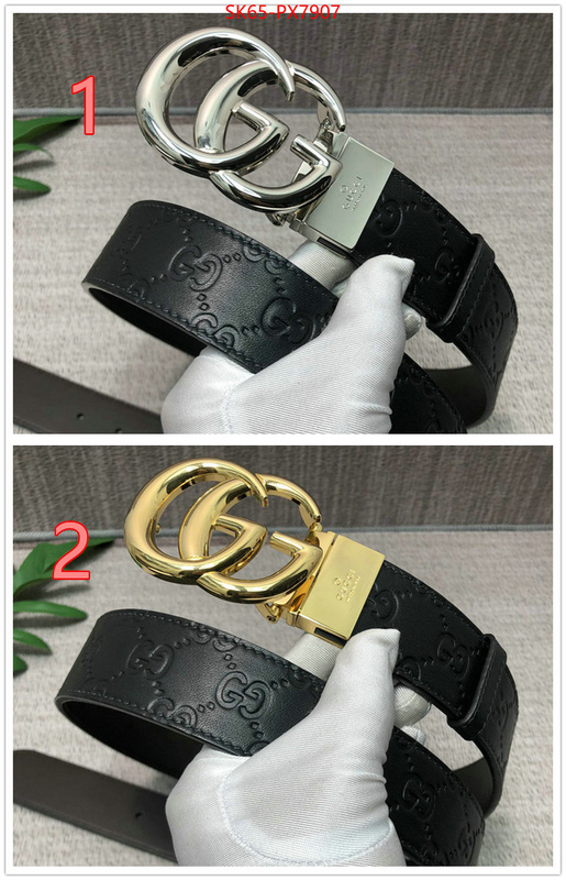 Belts-Gucci highest quality replica ID: PX7907 $: 65USD